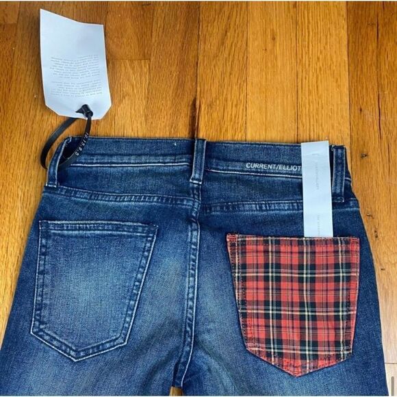 🪦 NWT Current/Elliott skinny jeans size 23 (3 for 30 bundle) - Picture 11 of 11